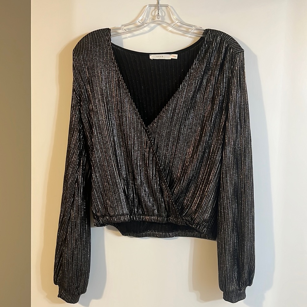 Black Dress Up Going Out Blouse